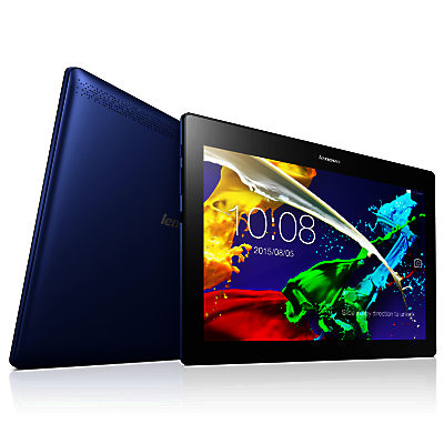 Lenovo Tab 2 A10 Tablet, Quad-core Processor, Android, 10.1, Full HD, Wi-Fi, 16GB Midnight Blue